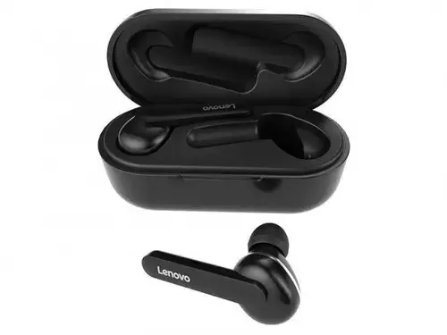 Casti True Wireless Lenovo HT28, Bluetooth, Waterproof IPX4, ANC, Microfon (Negru)