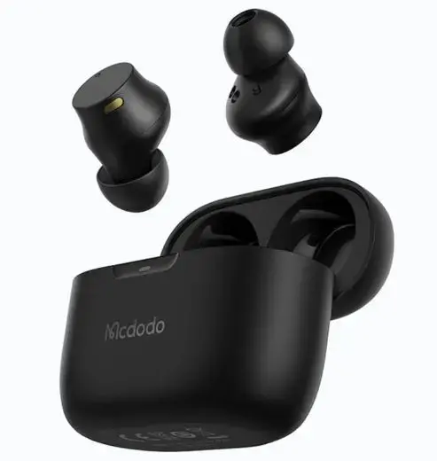 Casti True Wireless Mcdodo S1 Series, Bluetooth, 4 Microfoane, IPX5 (Negru)