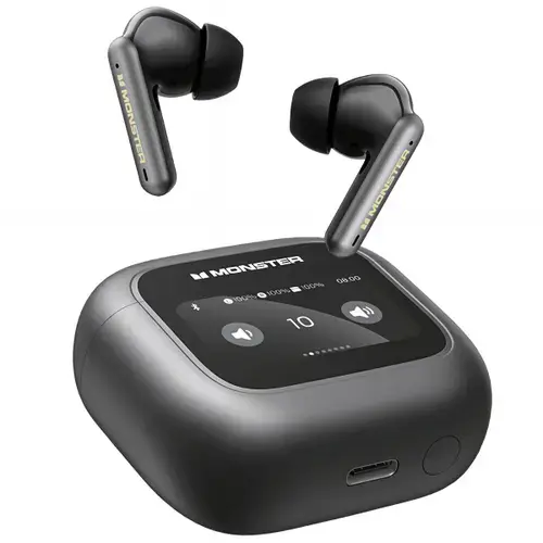 Casti True Wireless Monster TH300, Bluetooth, Negru