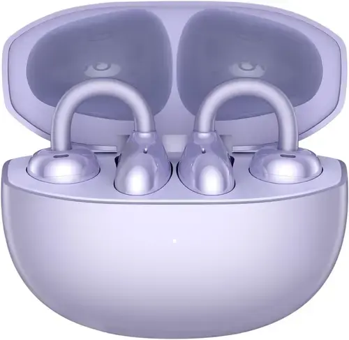Casti True Wireless Open-ear Honor Choice Earbuds Clip, Bluetooth, Microfon cu anulare zgomot AI, Control Touch, IP54 (Mov)