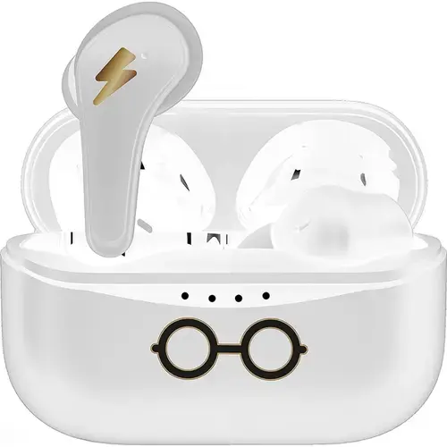 Casti True Wireless OTL Harry Potter Glasses, Microfon, Bluetooth (Alb)