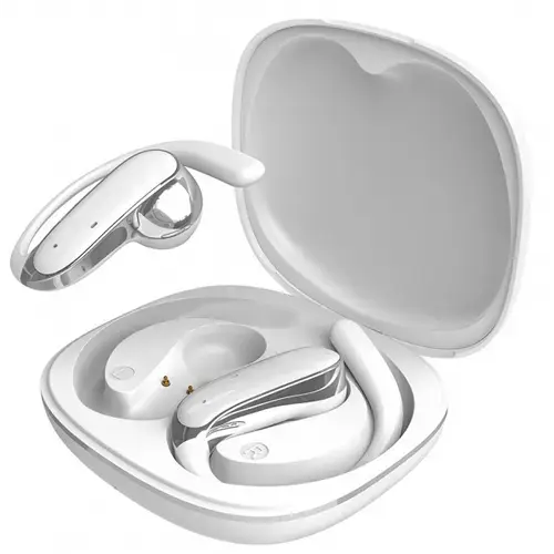 Casti True Wireless Over-Ear Dudao U17Z, Handsfree, Bluetooth, Autonomie 6 ore (Alb)