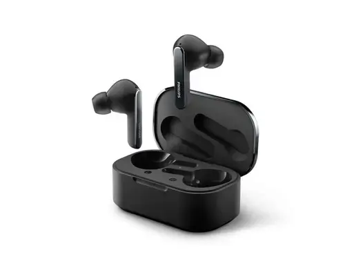 Casti True Wireless Philips TAT5506BK/00, ANC, IPX5, Bluetooth (Negru)