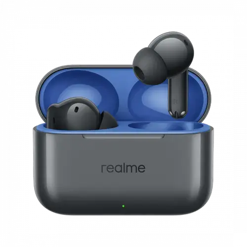Casti True Wireless Realme Buds T200, Bluetooth, ANC, MultiPoint, Gri