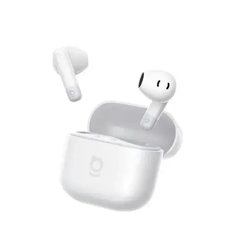 Casti True Wireless Semi In-Ear Baseus Bass BS2 Lite, Bluetooth 6.0, Autonomie 40 ore, ENC, 2 microfoane, IP55 (Alb)