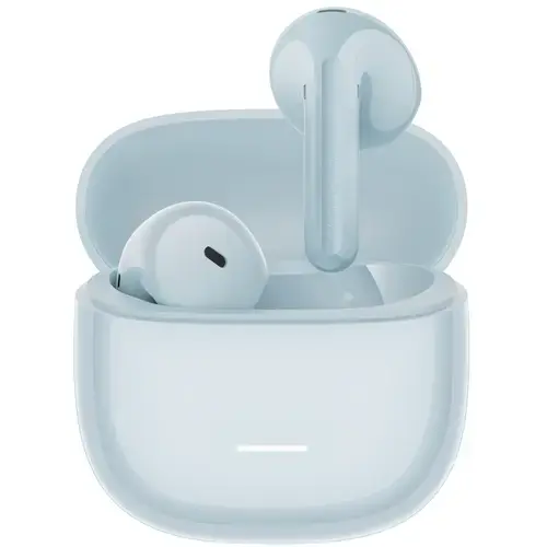 Casti True Wireless Semi In-Ear Xiaomi Redmi Buds 8 Active, Bluetooth, Microfon dual cu reducere zgomot AI, Google Fast Pair, IP54 (Albastru)