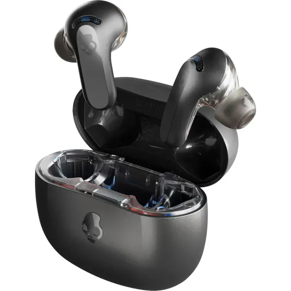 Casti True Wireless Skullcandy Rail ANC, Bluetooth, In-Ear, True Black