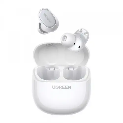 Casti True Wireless UGREEN Dots (75627), Bluetooth, MultiPoint, Alb