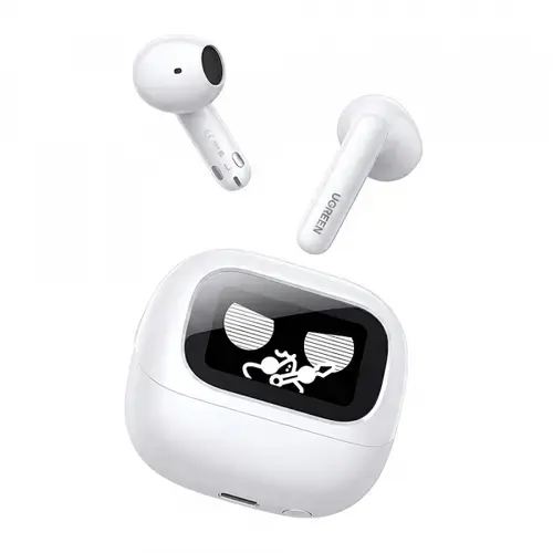 Casti True Wireless UGREEN HiTune H6 Magic WS216 (65386), Bluetooth, ANC, MultiPoint, Alb