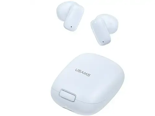 Casti True Wireless USAMS Seria ID, Bluetooth 5.3, HDP, Control tactil, Microfon (Albastru)