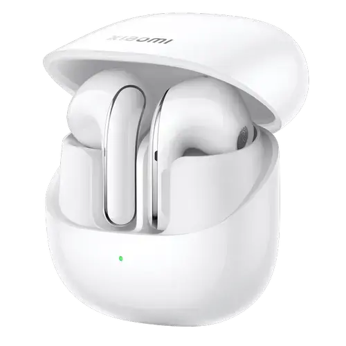 Casti True Wireless Xiaomi Buds 5 BHR8117GL, Bluetooth, ANC, Control tactil, Hi-Fi, Harman AudioEFX, IP54 (Alb)