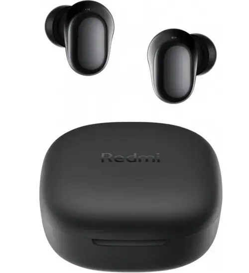 Casti True Wireless Xiaomi Redmi Buds 6 Play, Bluetooth 5.4, IPX4, Reducerea zgomotului la apeluri cu algoritm AI, Google Fast Pair (Negru)