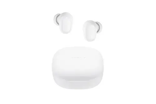 Casti True Wireless Xiaomi Redmi Buds 6 Play, Bluetooth 5.4, IPX4, Reducerea zgomotului la apeluri cu algoritm AI, Google Fast Pair (Alb)