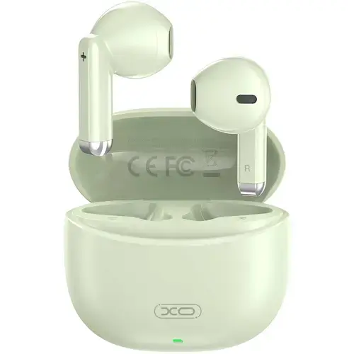 Casti True Wireless XO Design X33, Bluetooth, Microfon (Verde)