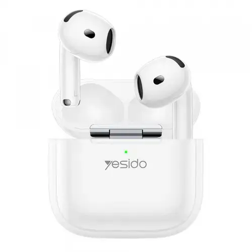 Casti True Wireless Yesido TWS31S, Bluetooth, Alb