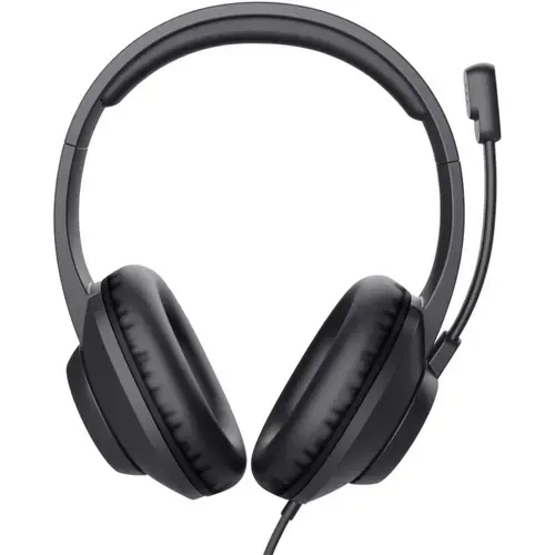 Casti Trust Ayda Max, ENC, Wired, USB (Negru)