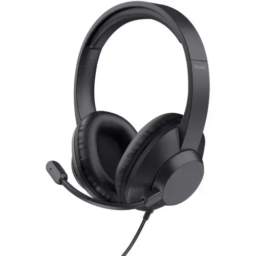 Casti Trust Ayda Max, Wired, USB (Negru)