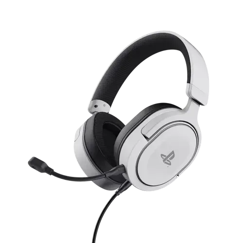 Casti Trust GXT 498W Forta, Jack 3.5 mm, Microfon (Alb)