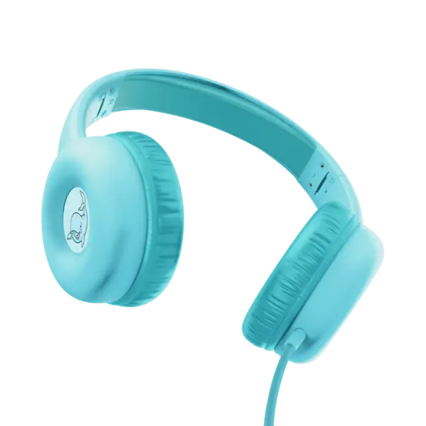Casti Trust Nouna cu fir kids, albastru Casti Trust Nouna cu fir kids, albastru