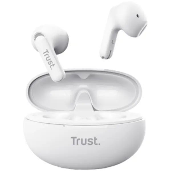 Casti Trust Yavi TR-25173, Handsfree, Alb