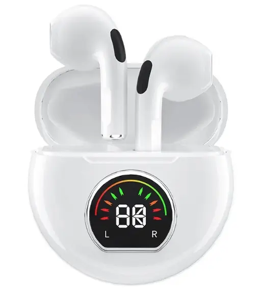 Casti TWS Bluetooth PRO 6S MAX cu dock de incarcare