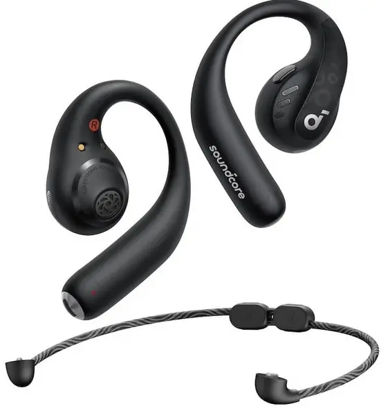 Căști wireless Anker - SoundCore AeroFit Pro, negre