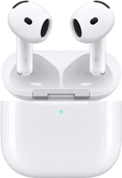 Căști wireless Apple - AirPods 4, TWS, ANC, albe