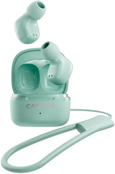 Căști wireless Canyon - OnGo 4 mini, TWS, verde