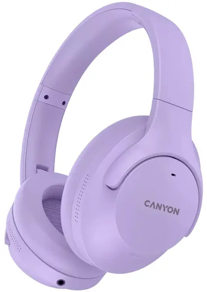Căști wireless cu microfon Canyon - OnRiff 10, ANC, mov