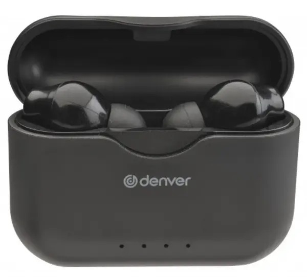 Căști wireless Denver - TWE-37, TWS, negru