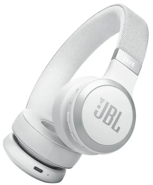 Căști wireless JBL - Live 670NC, ANC, albe