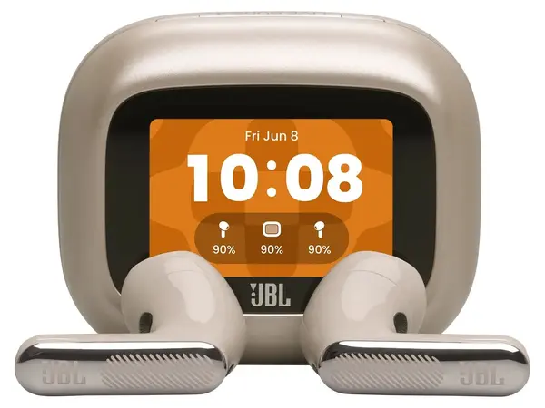 Căști wireless JBL - Live Flex 4, TWS, ANC, șampanie