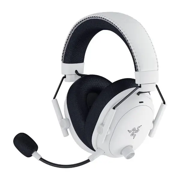 Casti wireless Razer Blackshark V3 Pro, Izolare fonica activa, 7.1, Hybrid ANC, Alb