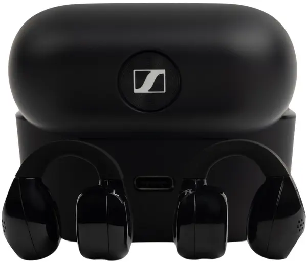 Căști wireless Sennheiser - ACCENTUM Clip, TWS, negre