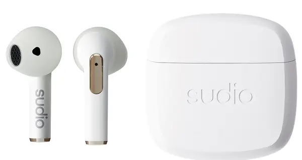 Căști wireless Sudio - N2, TWS, alb