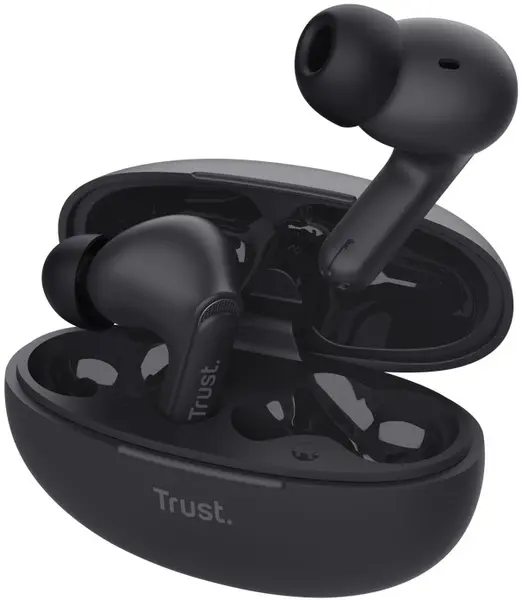 Căști wireless Trust - Yavi Earbuds, TWS, ENC, negre