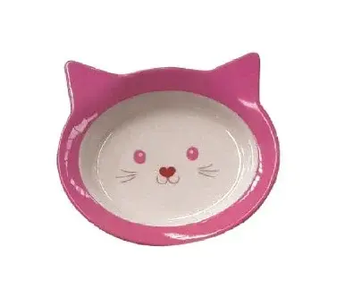 Castron pentru pisici Tatrapet, Melaminat, 200 ml, 16.5 x 15 x 2.8 cm