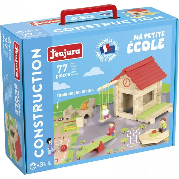 Casuta de construit, Scoala, 77 piese