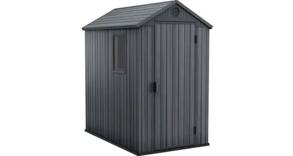 Casuta de gradina din plastic Darwin 4x6, KETER, gri