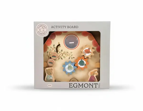 Casuta din lemn cu activitati, Egmont Toys