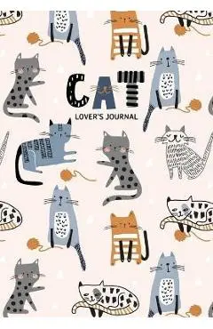 Cat Lover's Blank Journal: A Cute Journal of Cat Whiskers and Diary Notebook Pages (Cat Lovers, Kittens, Daydreamers) - Aria Jones