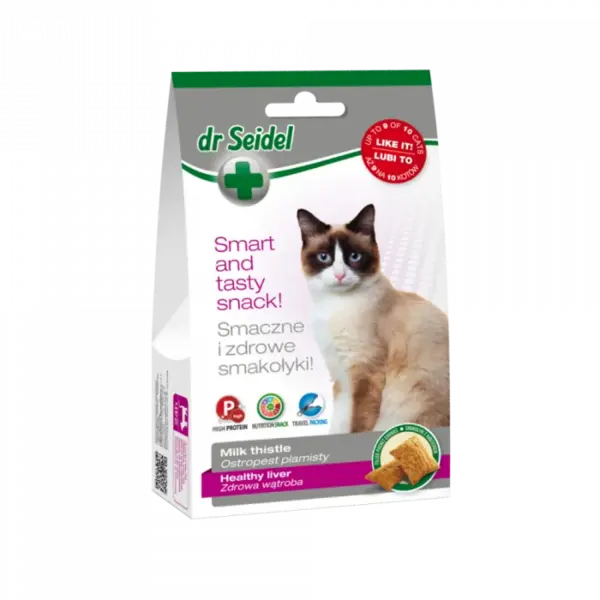 Cat Snack pentru sanatatea ficatului, Dr. Seidel, 50 g