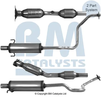 Catalizator EURO 4 potrivit TOYOTA PRIUS 1.5H 2003-2009