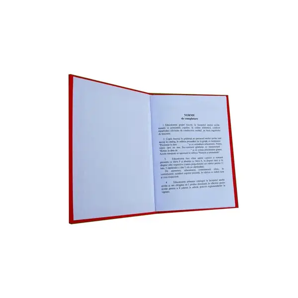Catalog pentru învățământ preșcolar A5 39 copii copertă imitație piele Catalog pentru învățământ preșcolar A5 39 copii copertă imitație piele