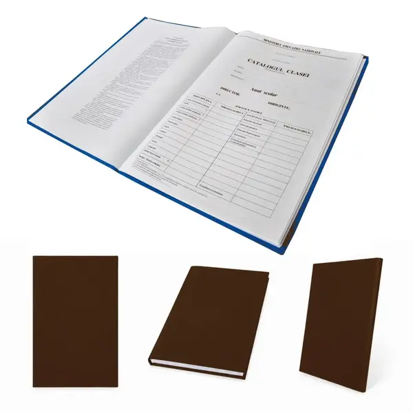 Catalog pentru învățământul liceal clasele IX-XII/XIII 39 elevi copertă imitație piele maro Catalog pentru învățământul liceal clasele IX-XII/XIII 39 elevi copertă imitație piele maro