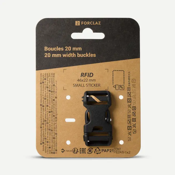 Cataramă de strângere rucsac cu pin lock dublu 20 mm