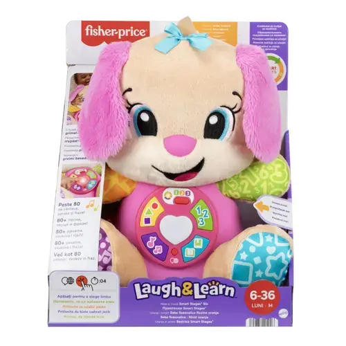 Catel interactiv Fisher Price rade si invata