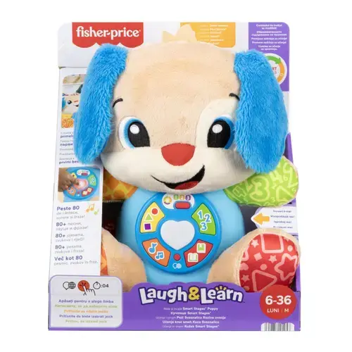 Catel interactiv Fisher Price rade si invata