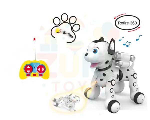 Catelul Robot Puppy cu Telecomanda - Jucarie Interactiva 3+