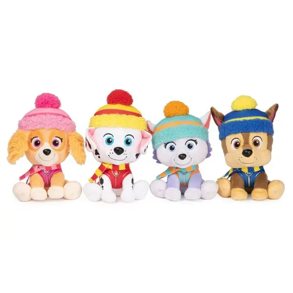 Catelus de plus cu esarfa si palarie Paw Patrol 15 cm